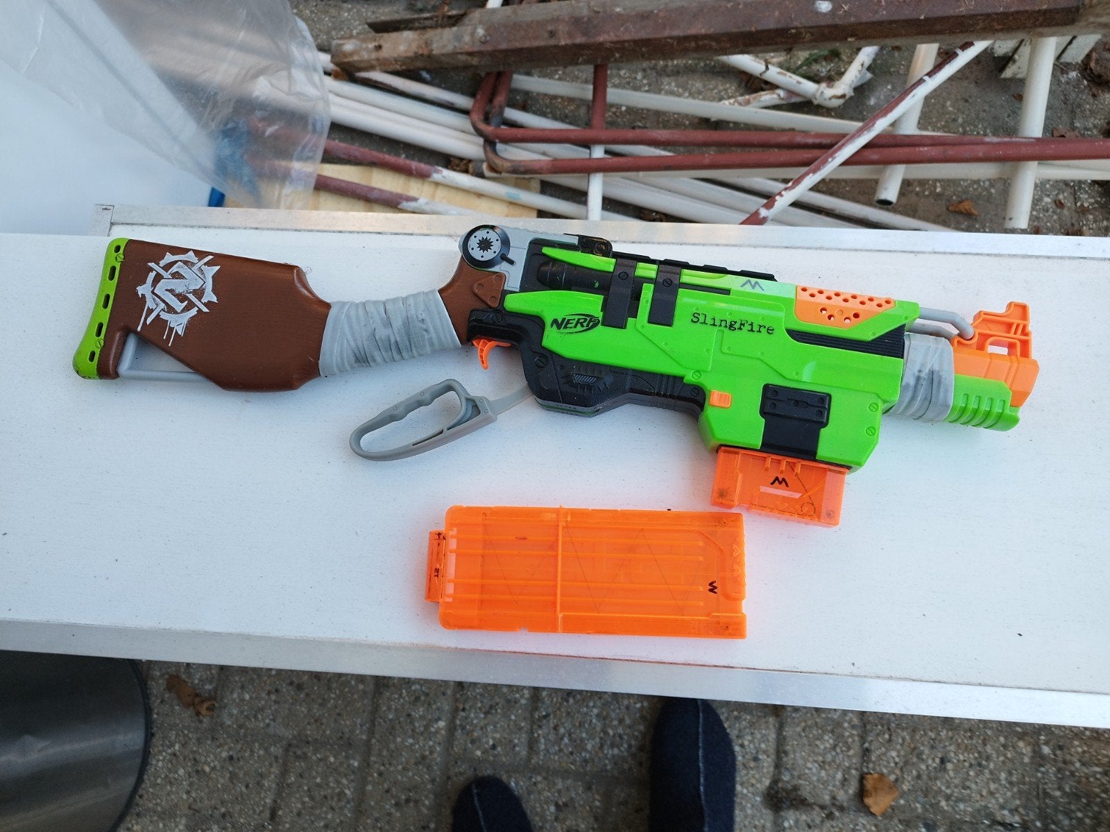 Nerf Blasters met munitie en magazijnen, Ophalen, Gebruikt, Jongen of Meisje