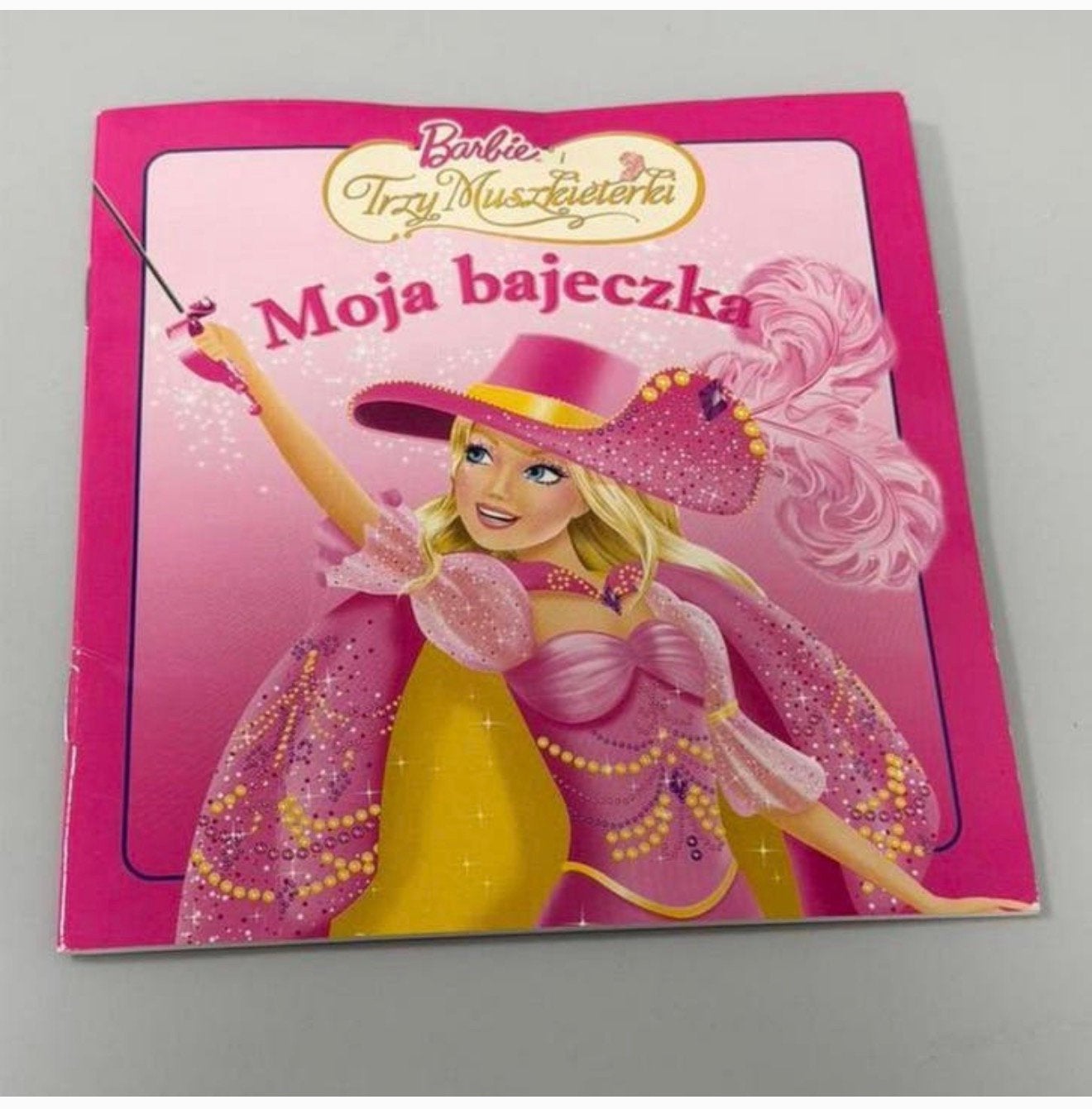 Barbie boekje Moja bajeczka - Three Musketeers pools boek, Barbie, Ophalen of Verzenden, Zo goed als nieuw, H