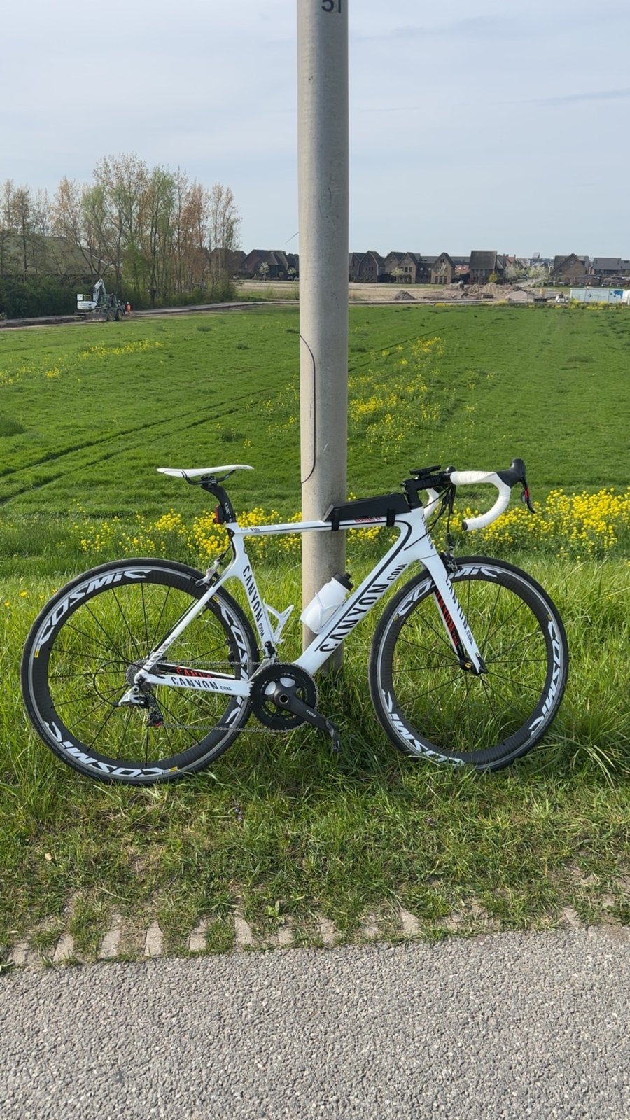 Canyon Aeroad racefiets met Bryton fietscomputer en Tacx tra, 28 inch, Gebruikt, Carbon, Heren