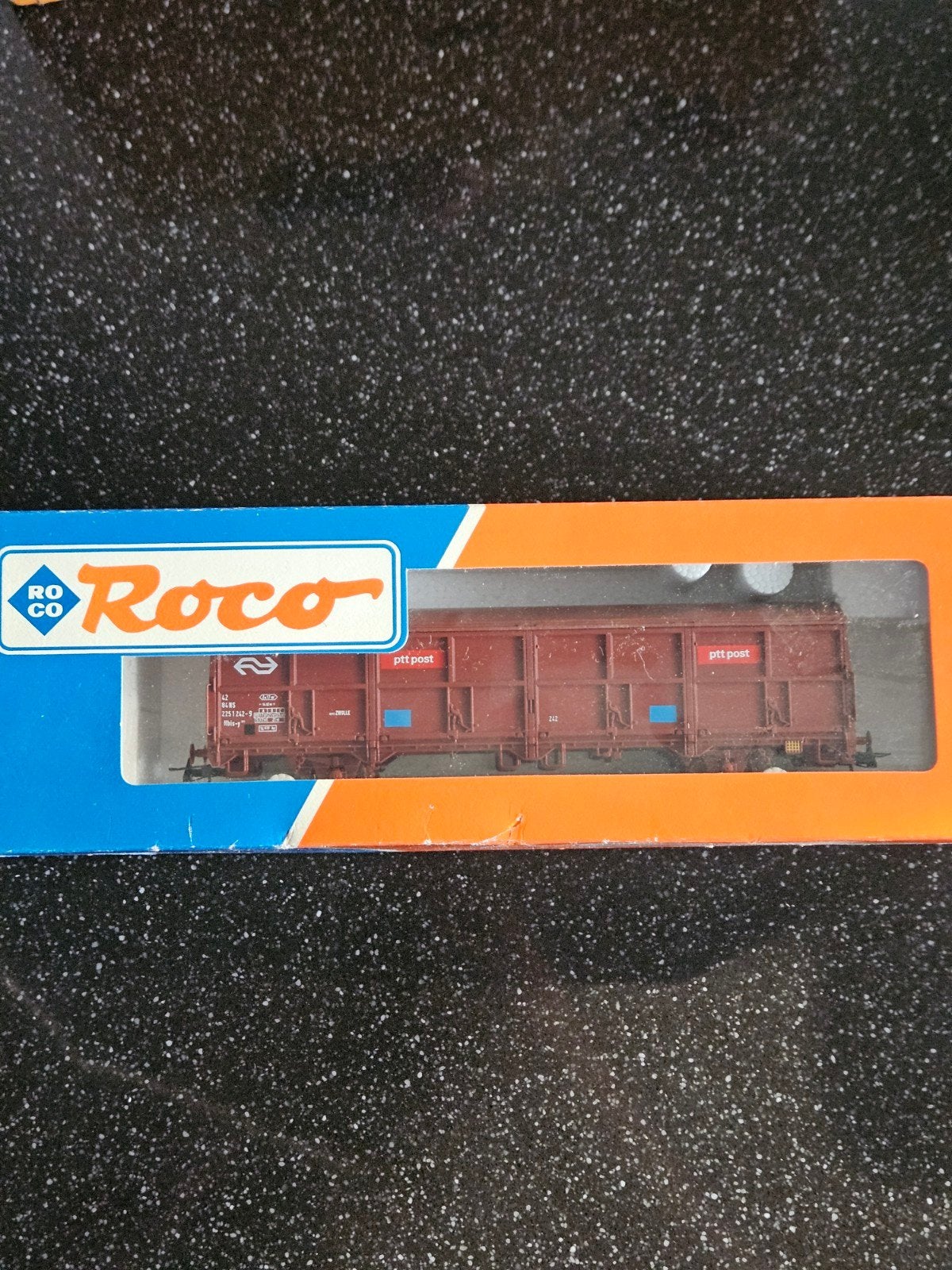 Roco 46338 NS schuifwandwagen PTT Post, Wagon, Ophalen of Verzenden, Roco, NS