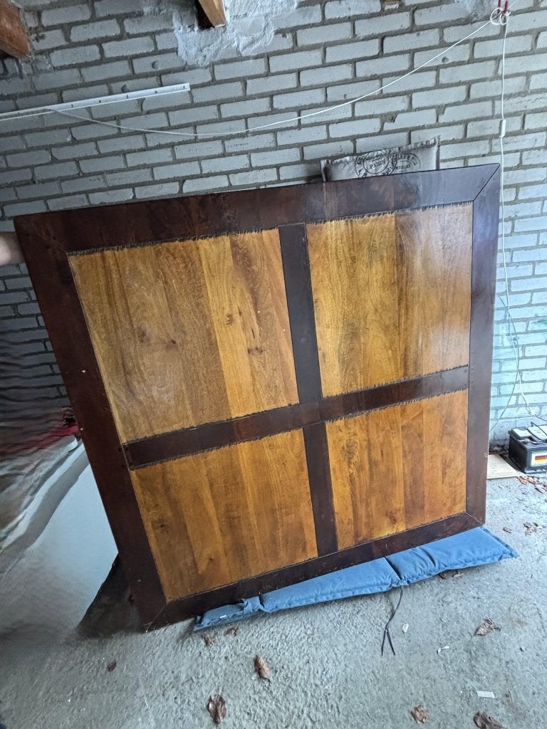 eettafel vierkant 140x140, Huis en Inrichting, Ophalen, Gebruikt, Vierkant, 100 tot 150 cm