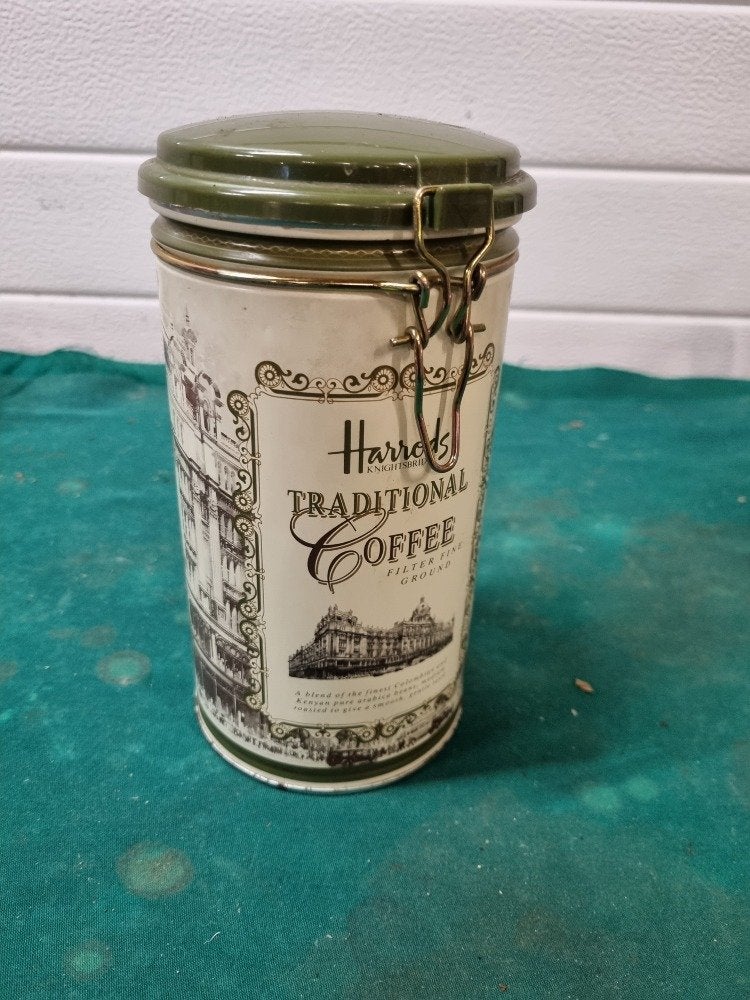 koffieblik harrods rond, Ophalen of Verzenden