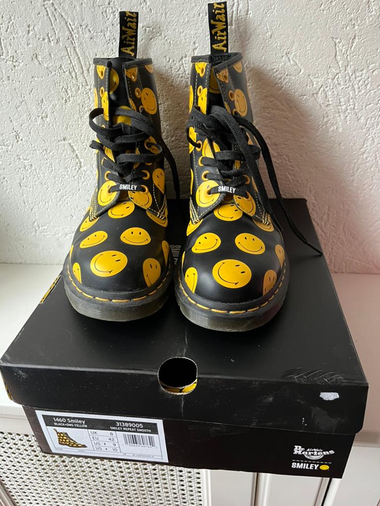 Dr. Martens smiley 1460 maat 42, Ophalen of Verzenden, Zo goed als nieuw, Zwart