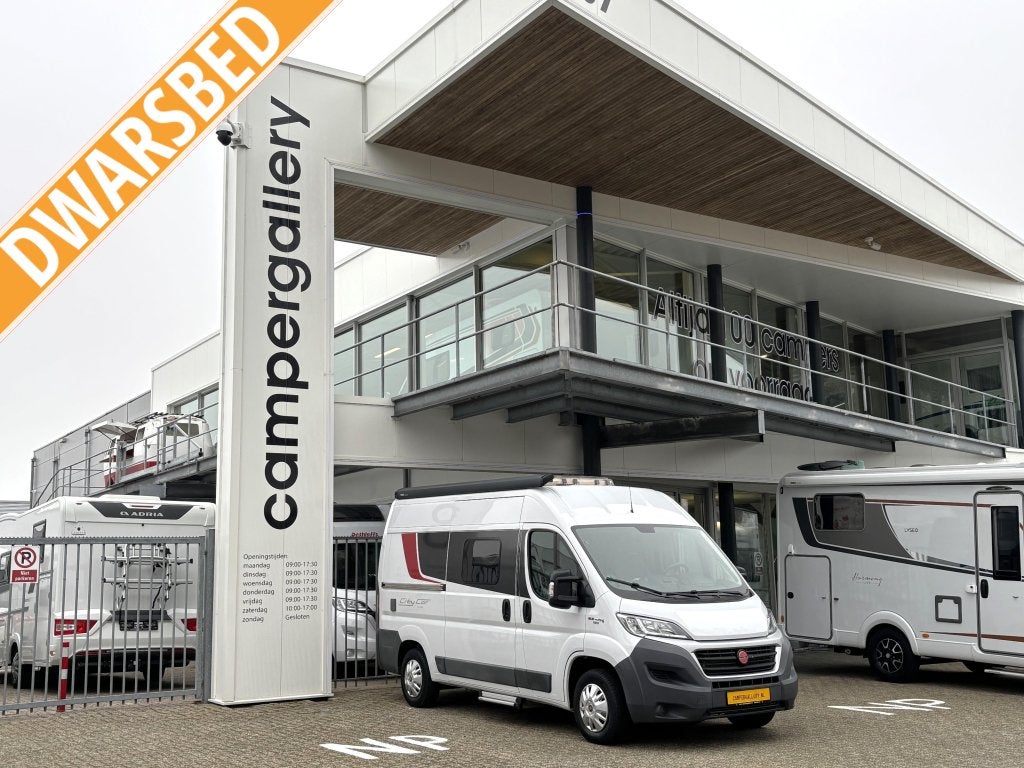 Bürstner City Car 540 DWARSBED 5.40M COMPACT! TREKHAAK EURO, Fiat, Bedrijf, Tot en met 3, Bürstner