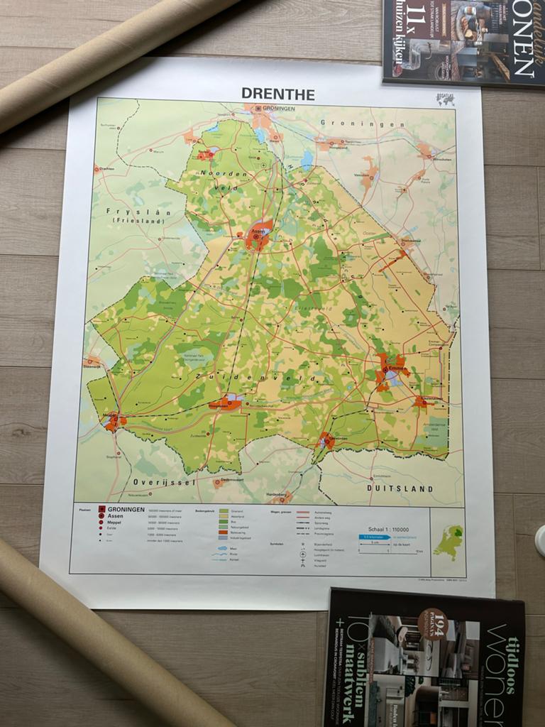 Bosatlas Kaarten Groningen en Drenthe, Boeken, Atlassen en Landkaarten, Ophalen, Bosatlas, 2000 tot heden, Nieuw