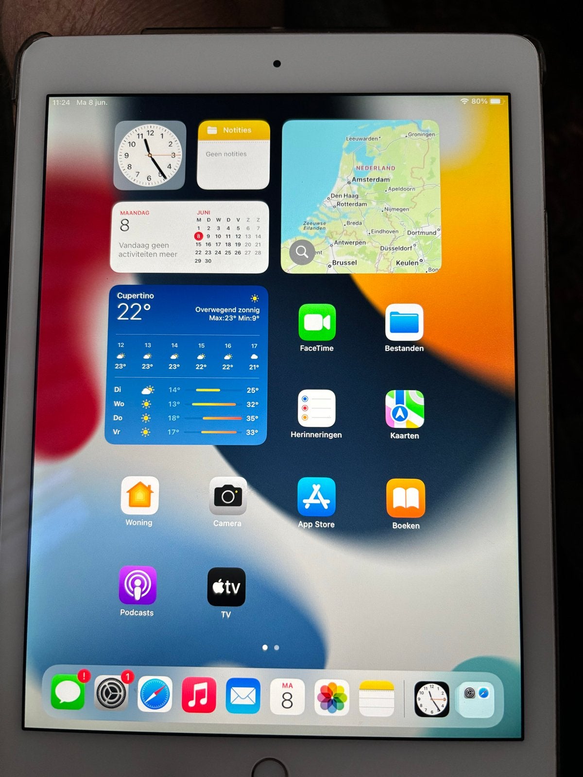 Apple iPad Air 2 - 64GB - Wi-Fi - Zo goed als nieuw, Computers en Software, Apple iPads, 9 inch, Wit, Apple iPad Air, Ophalen of Verzenden