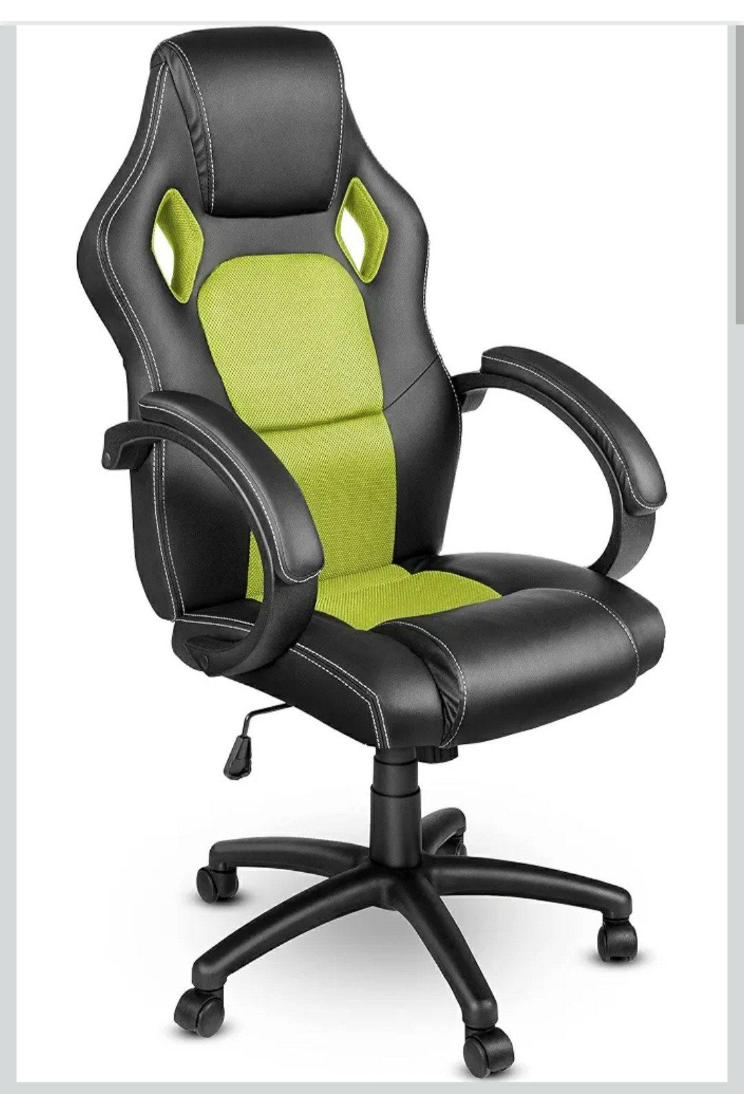 bureau stoel zwart groen  nieuw in doos, Ophalen, Zwart, Nieuw, Ergonomisch