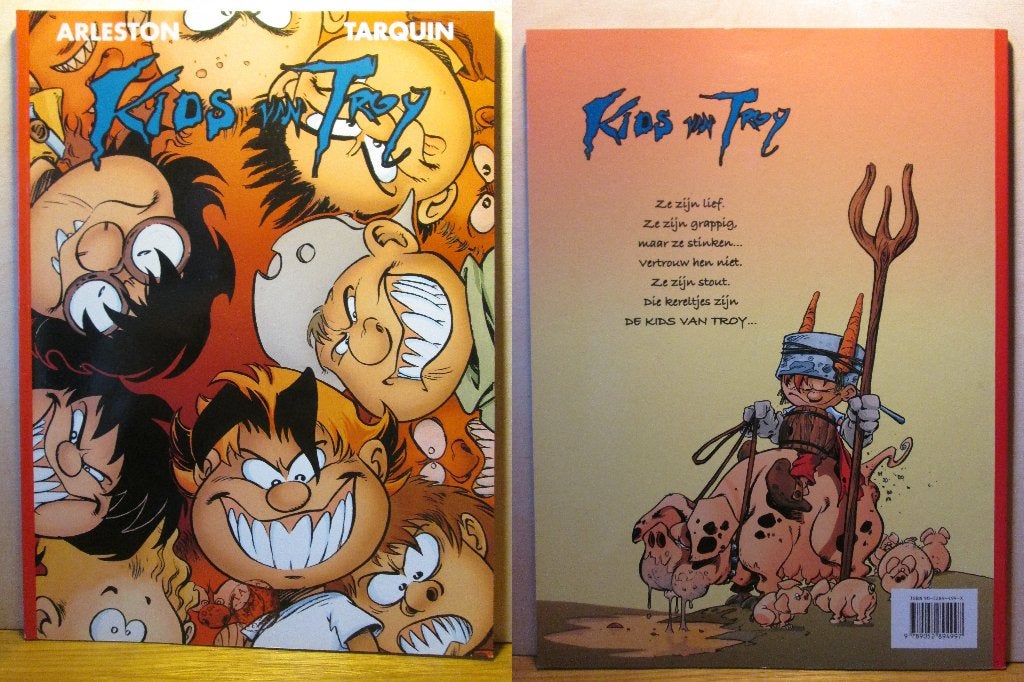 Kids van Troy 1 - Platte humor (SC), Boeken, Eén stripboek, Ophalen of Verzenden, Nieuw, Arleston - Tarquin