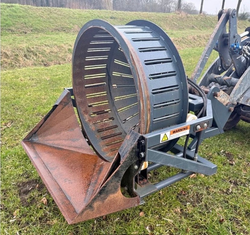 Stenentrommel met schepbak giant shovel, Ophalen, Gebruikt
