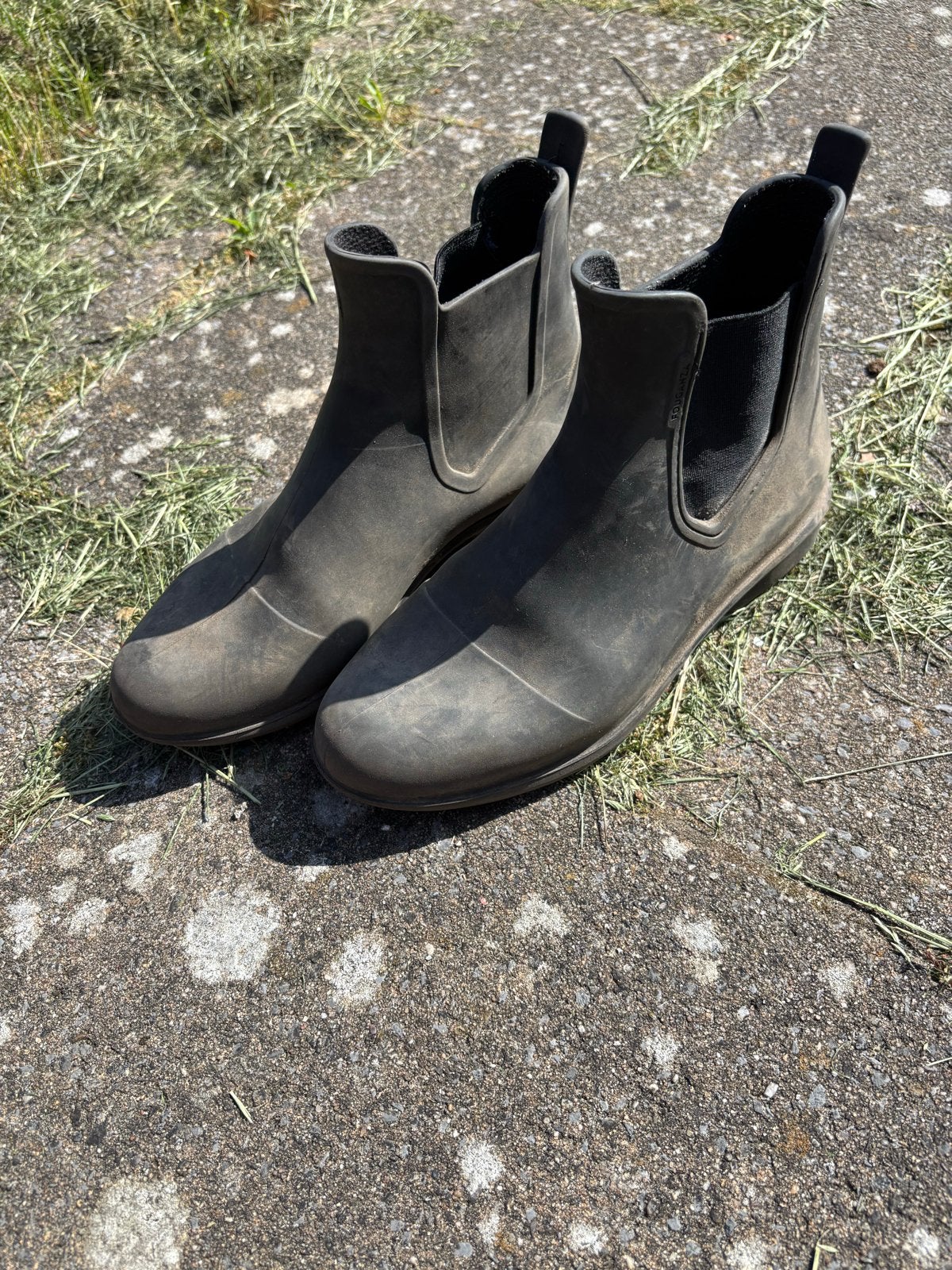 Paardrijdlaarzen/ jodhpurs, Ophalen, Gedragen, Zwart, Regenlaarzen