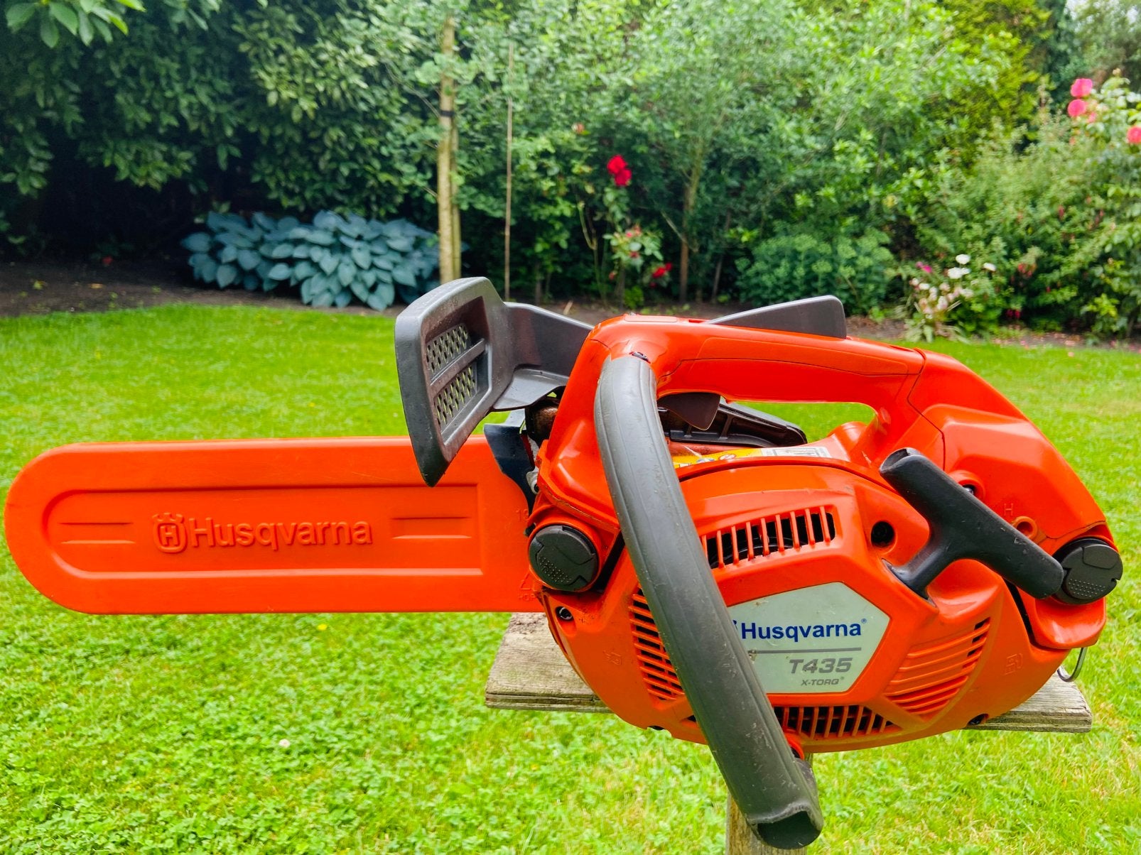 Husqvarna T435 Tophandle kettingzaag., Ophalen, Zo goed als nieuw, Stihl