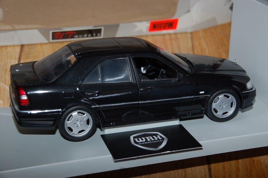 1:18 Mercedes C36 AMG black UT models WRH, Verzenden, Zo goed als nieuw, Auto, UT Models