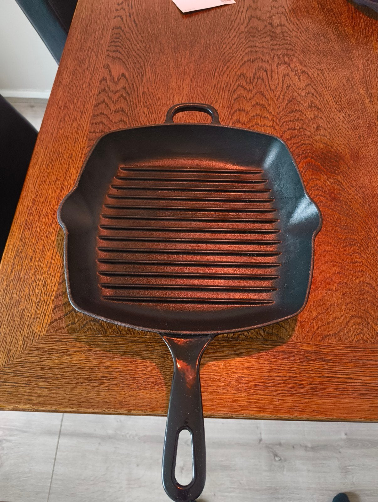 Royal Gietijzeren Grillpan - Perfect voor Inductie & Keramis, Ophalen, Zo goed als nieuw, Gietijzer