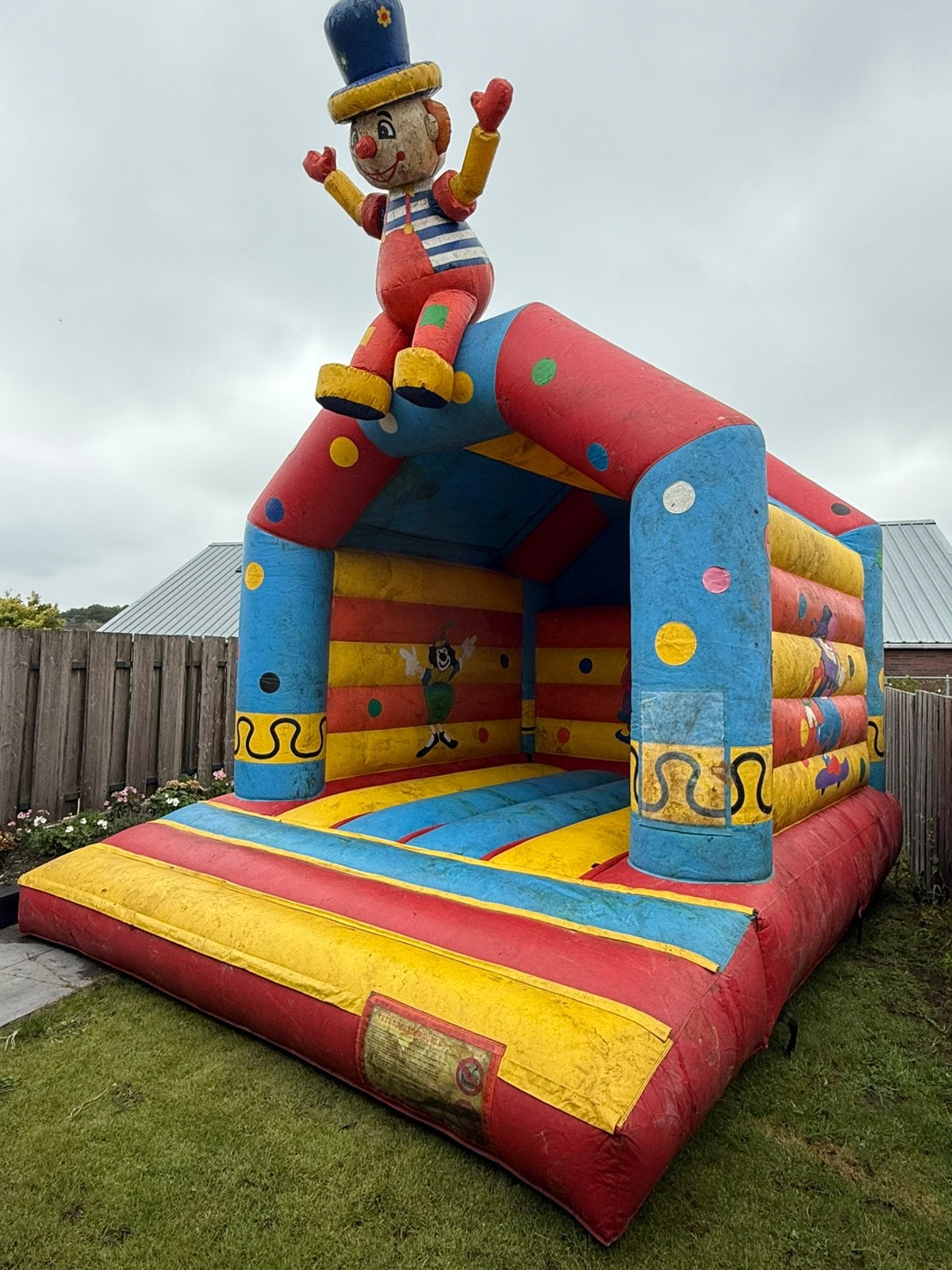 Springkussen clown, Ophalen of Verzenden, Zo goed als nieuw