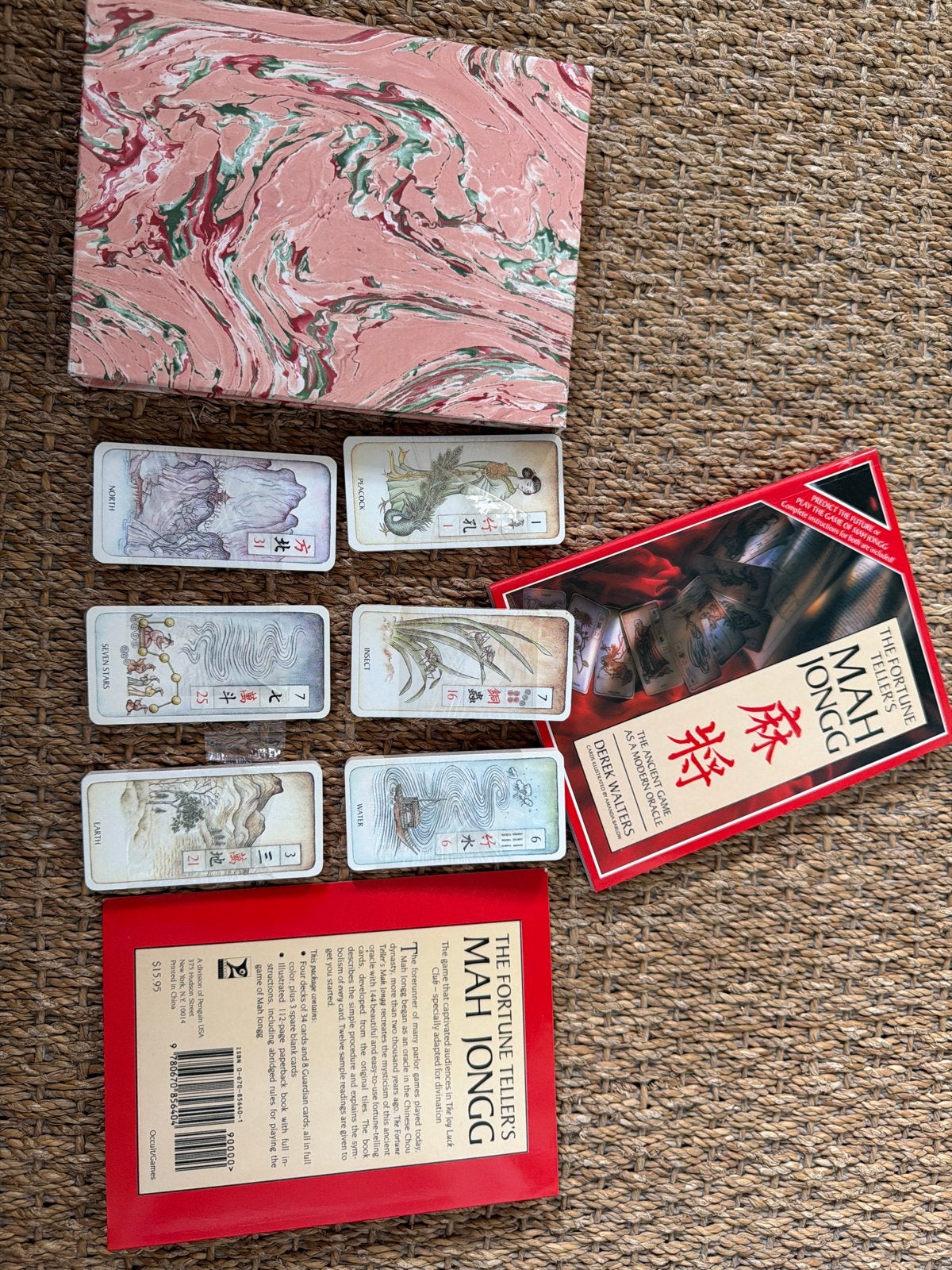 The Fortune Teller's Mah Jongg - Boekje en kaarten majong, Ophalen of Verzenden, Zo goed als nieuw