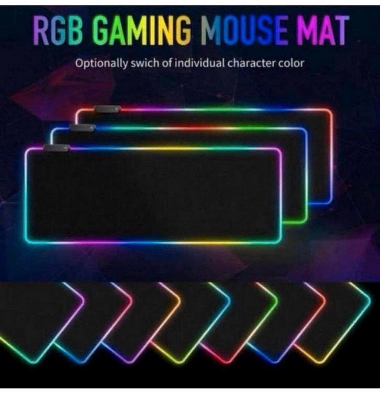 LED Game Gaming muis toetsenbord mat + draadloze oplader !, P, P, P, Nieuw