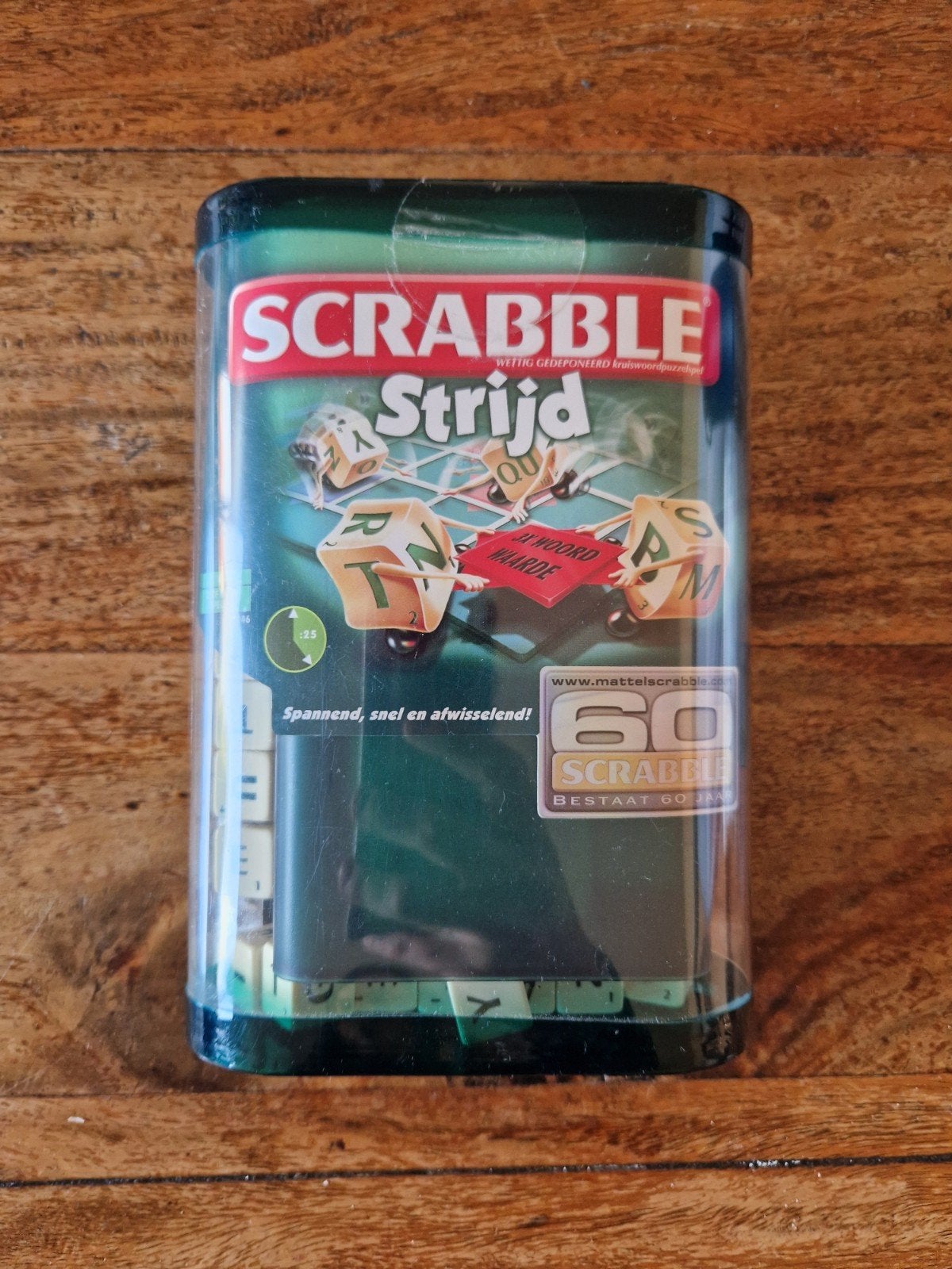 Scrabble Strijd Reisspel, Hobby en Vrije tijd, Gezelschapsspellen | Bordspellen, Mattel, Ophalen of Verzenden, Zo goed als nieuw