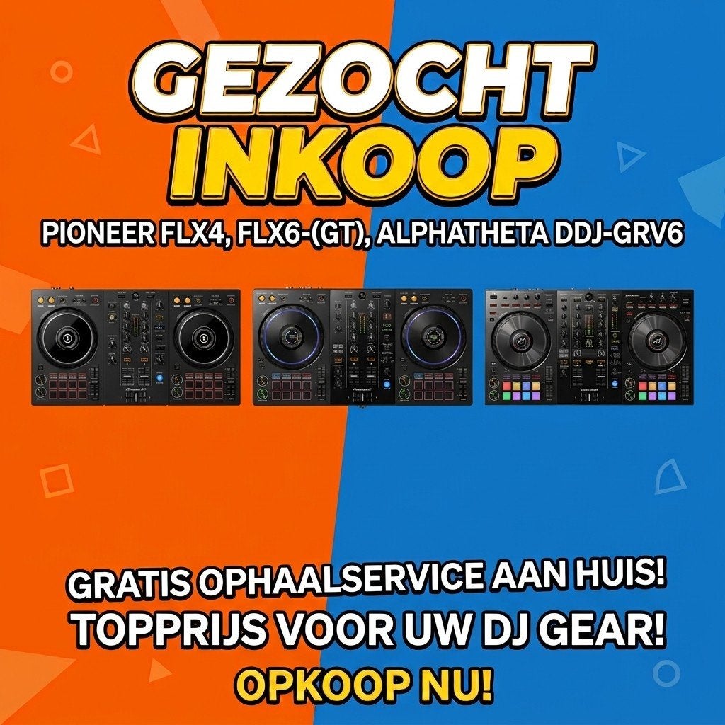 Gezocht: Pioneer DDJ-FLX4/FLX6/GRV6 (Snel & Zonder gedoe), Muziek en Instrumenten, Dj-sets en Draaitafels, Ophalen of Verzenden