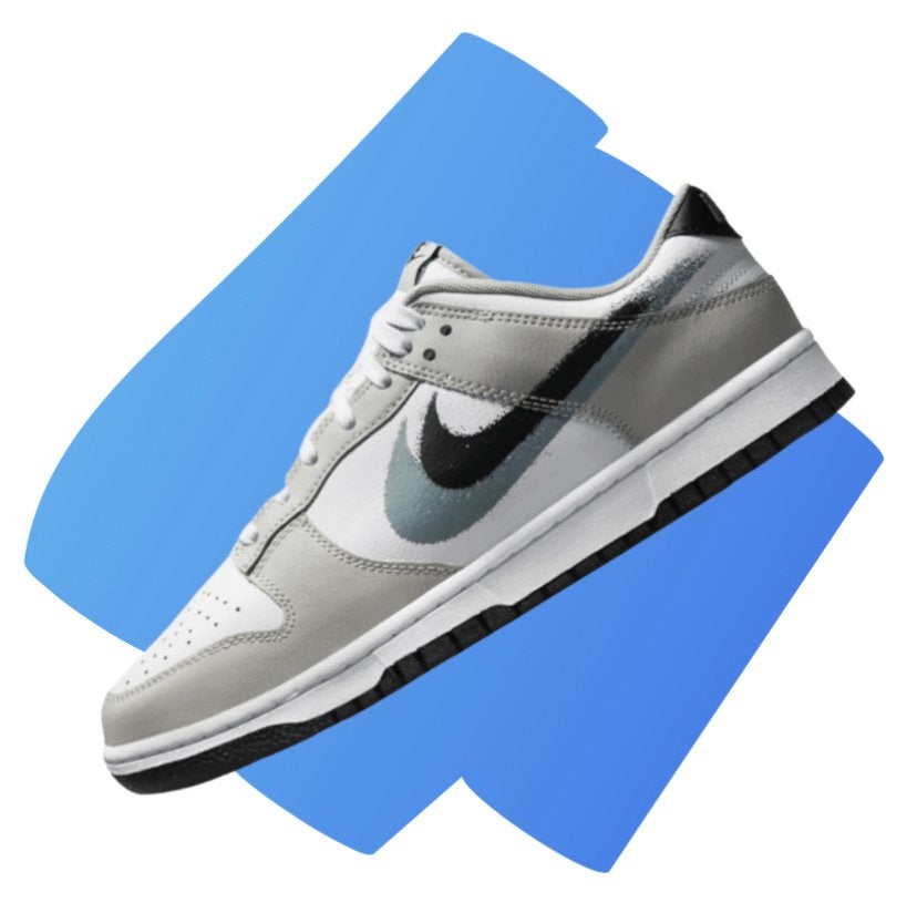 Nike Dunk Low Spray Paint Swoosh (maat 45 ½), Overige kleuren, Nieuw, Ophalen of Verzenden, Sneakers of Gympen
