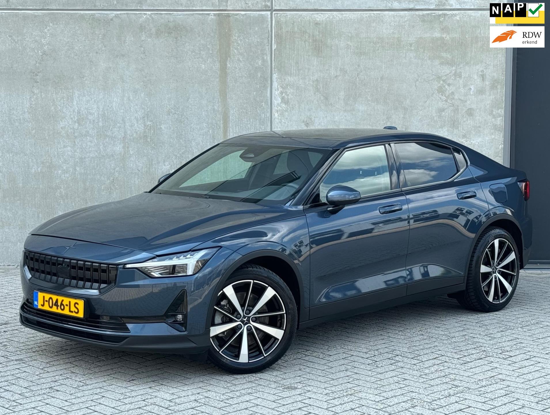 Polestar 2 Long Range Dual Motor 78kWh AWD LAUNCH EDITION, Automaat, Polestar 2, Gebruikt, Blauw