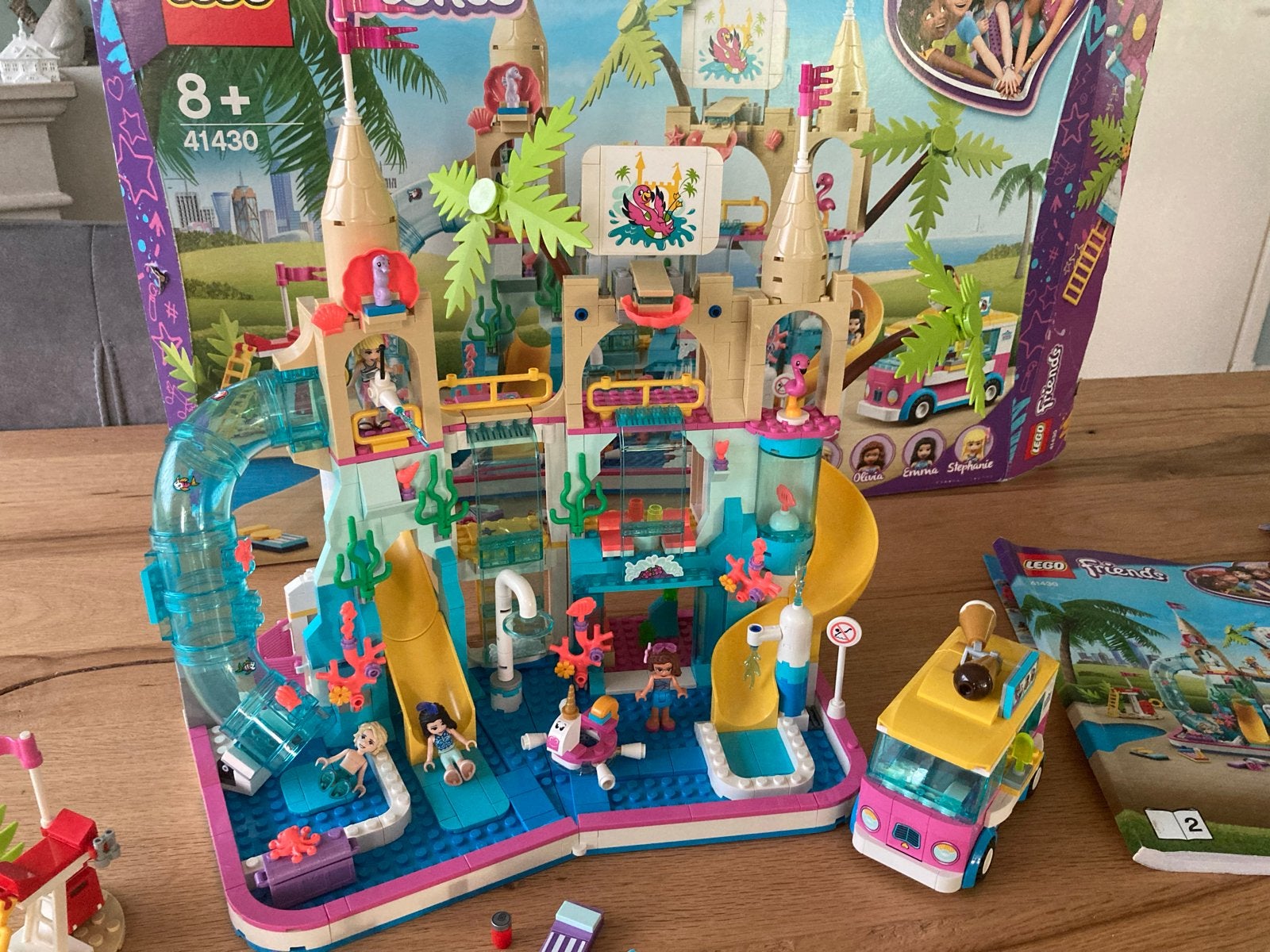 LEGO Friends 41430 Zomerplezier Waterpark, Ophalen of Verzenden, Zo goed als nieuw, Overige merken