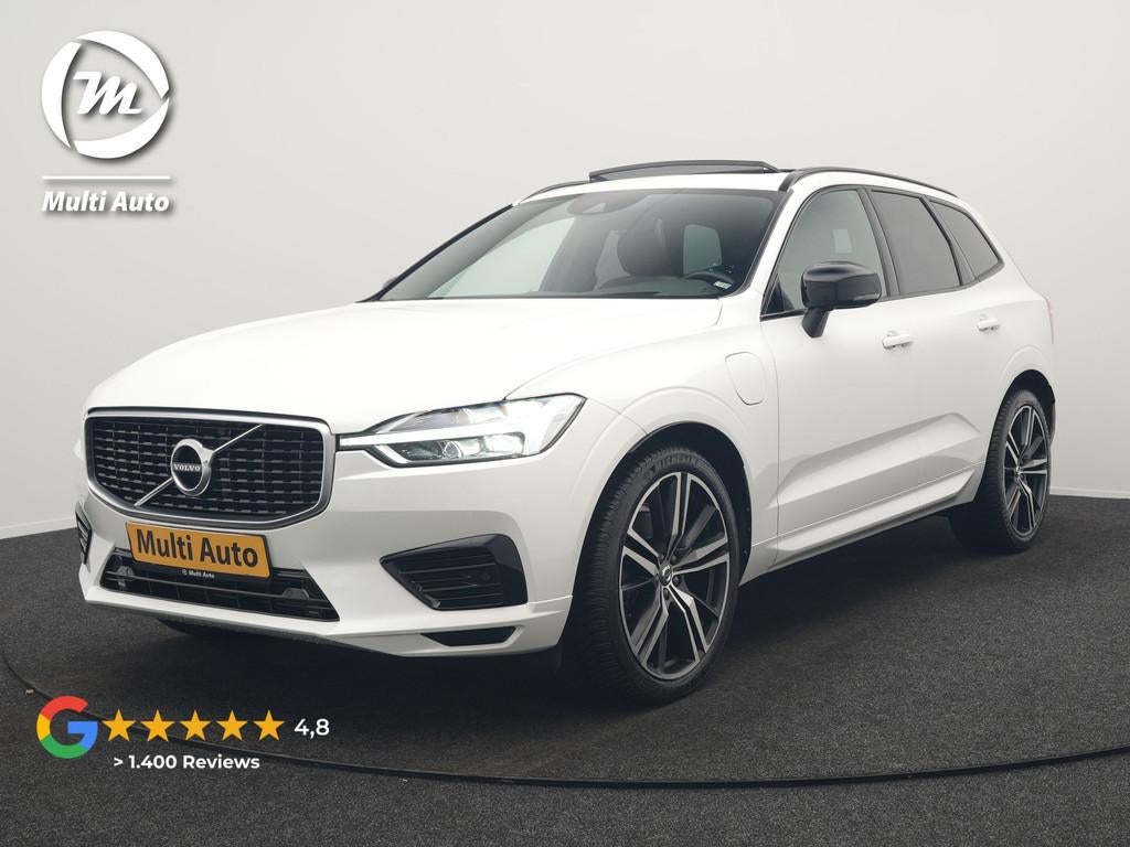 Volvo XC60 Recharge T8 AWD R-Design PHEV 391pk Dealer O.H. |, Auto's, Volvo, Automaat, Gebruikt, Zwart, 1969 cc