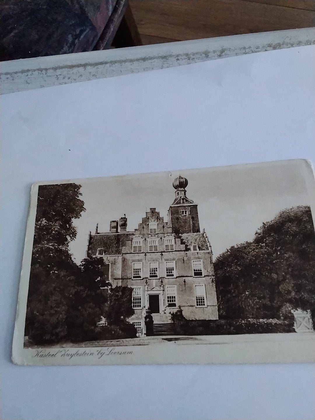 Oude Ansichtkaart Kasteel Zuylestein bij Leersum, Verzamelen, Ophalen of Verzenden, Voor 1920, Ongelopen, Utrecht