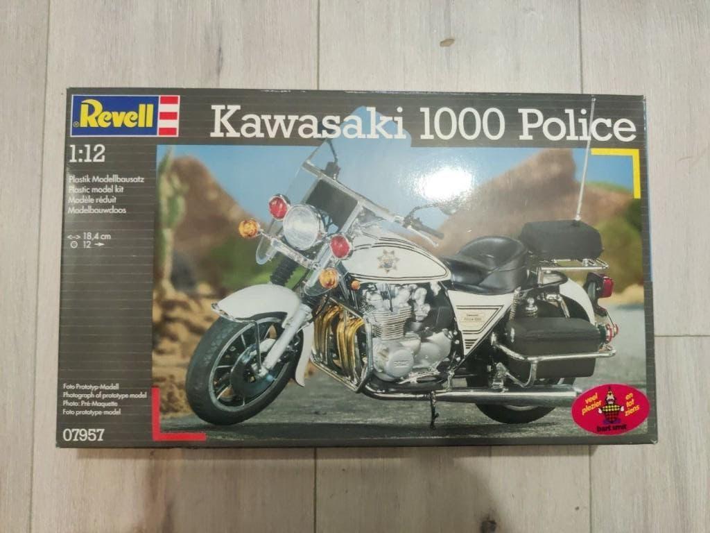 Rewell Kawasaki 1000 Police motor, nieuw, Overige merken, Nieuw, Ophalen of Verzenden, Groter dan 1:32