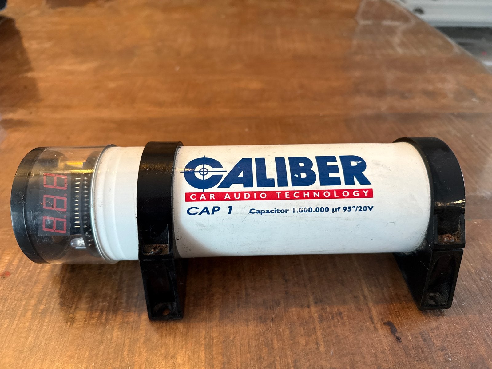 Caliber CAP 1 - 1 Farad Voedingscondensator, Auto diversen, Auto-accessoires, Gebruikt, Ophalen of Verzenden