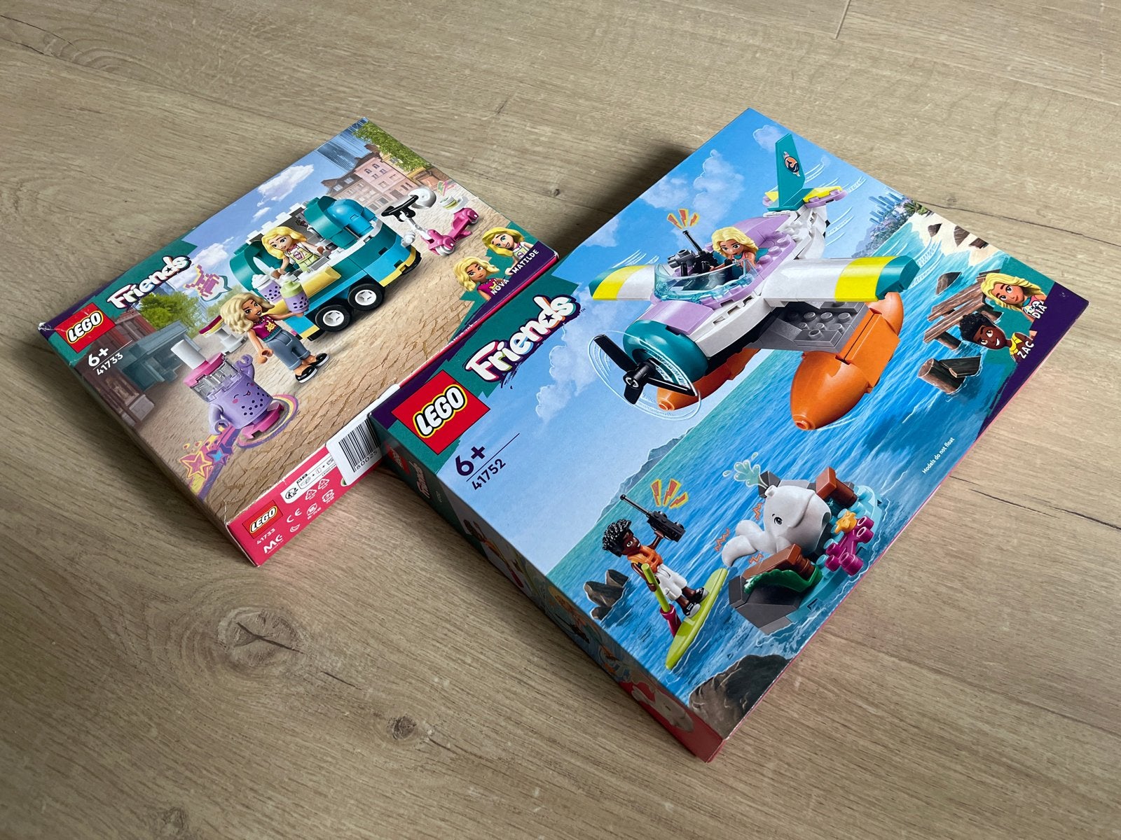 LEGO Friends sets: Campervan en Watervliegtuig (41733, 41752, Ophalen, Nieuw, Overige merken