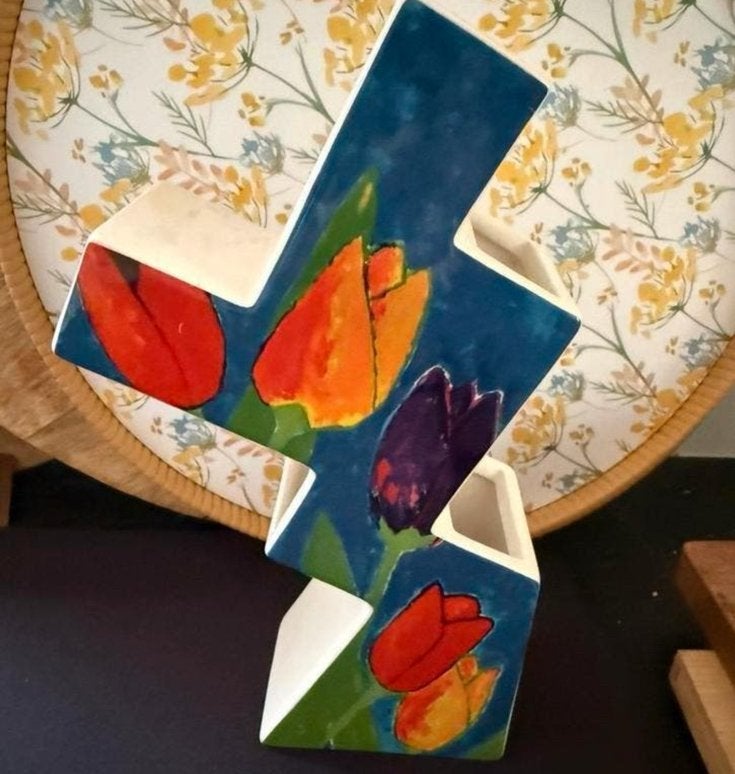 Schoonhoven keramiek  tulpenvaas 1990, Antiek en Kunst, Ophalen of Verzenden