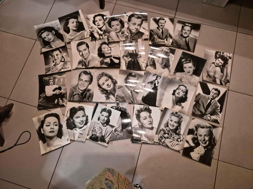 lot zwart wit foto's filmsterren jaren 50 & 60, Verzamelen, Foto, Ophalen of Verzenden, Zo goed als nieuw, 1940 tot 1960
