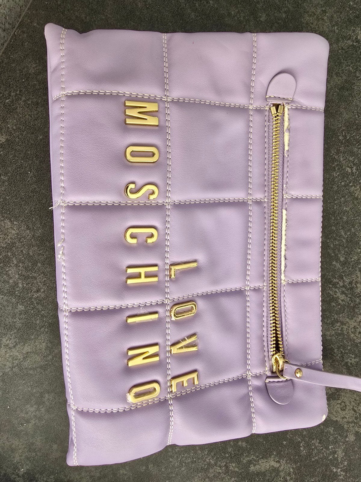 Love Moschino  tasje lila, Ophalen of Verzenden, Gebruikt, Paars, Avondtasje