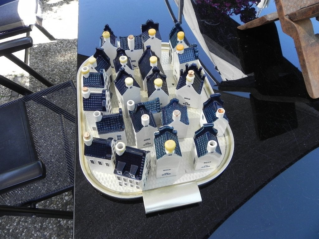 KLM huisjes delft bols, Ophalen of Verzenden, Zo goed als nieuw, 1 t/m 20