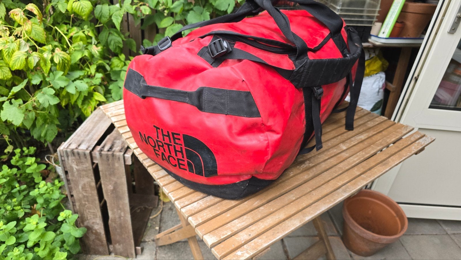 The North Face Base Camp Duffel L, 30 cm of meer, Gebruikt, Ophalen of Verzenden, 60 tot 80 cm