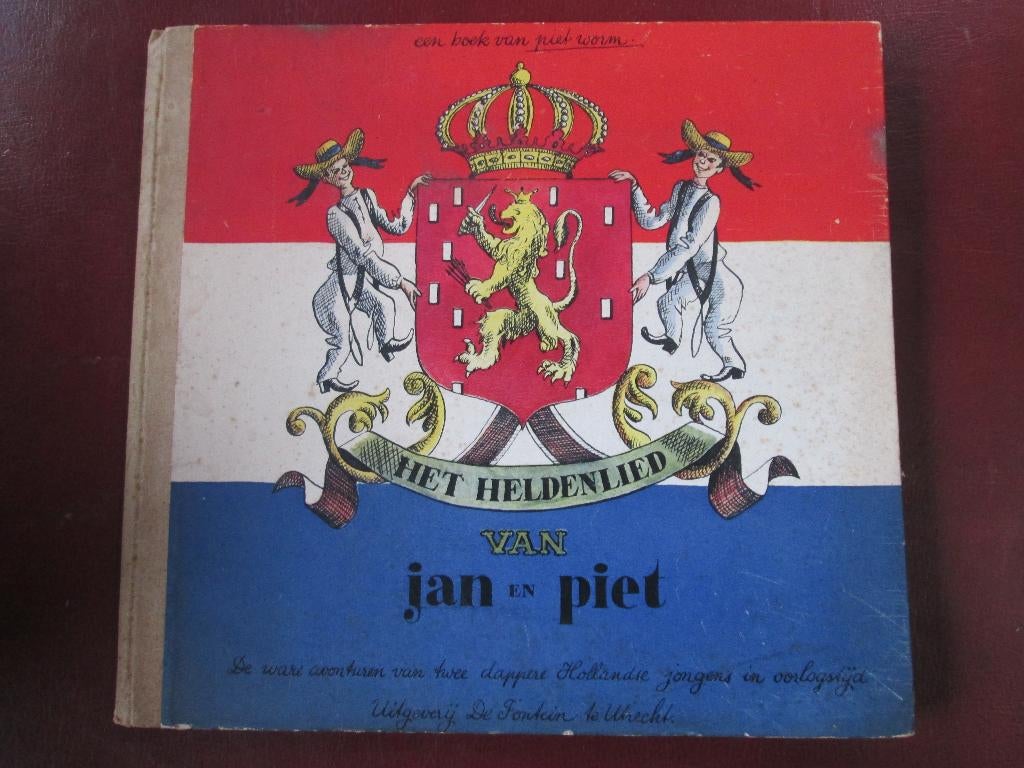 Het Heldenlied van Jan en Piet, door Piet Worm, Boeken, Ophalen of Verzenden, Gelezen, Fictie algemeen