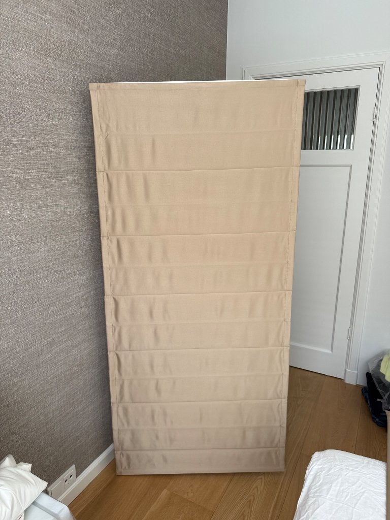 NIEUW Vouwgordijnen beige/goud, Huis en Inrichting, Ophalen, Overige merken, Beige, 173 cm
