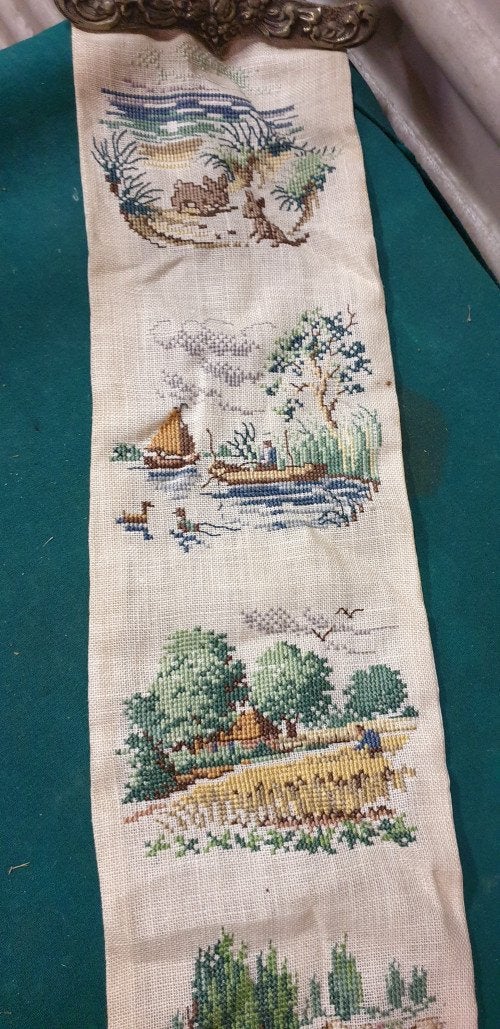 muurhanger geborduurd, Ophalen of Verzenden, 'T Olde Gre-j, Info@toldegrej.nl, Endepoelstraat 20f Didam