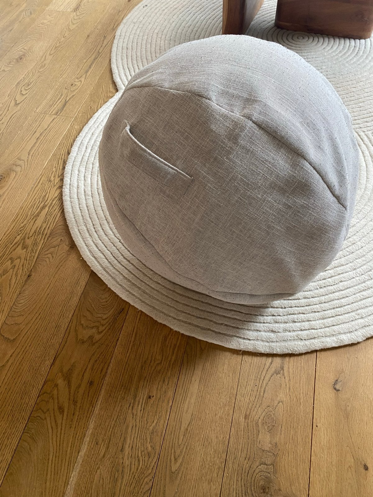 Yoga bal / Zwangerschapsbal inclusief beige hoes, Ophalen, Zo goed als nieuw, Yoga-accessoire