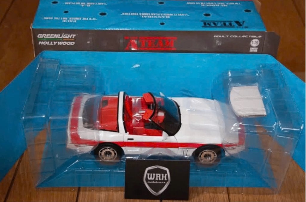 1:18 CHEVROLET CORVETTE C4 THE A TEAM Greenlight in doos WRH, Hobby en Vrije tijd, Verzenden, Zo goed als nieuw, Auto, Overige merken