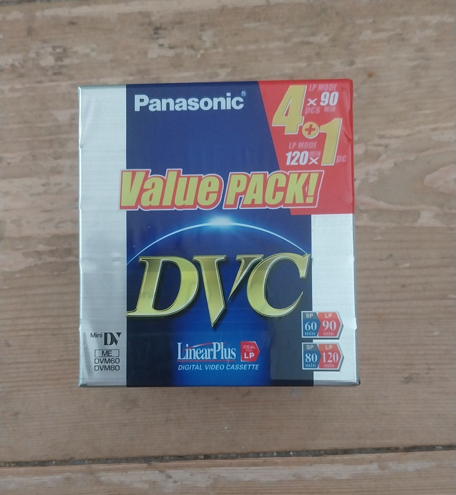 Panasonic Mini DV DVC 5 stuks Cassette Value Pack AY-DVM60, Audio, Tv en Foto, Videospelers, Ophalen of Verzenden, Nieuw, Videoband