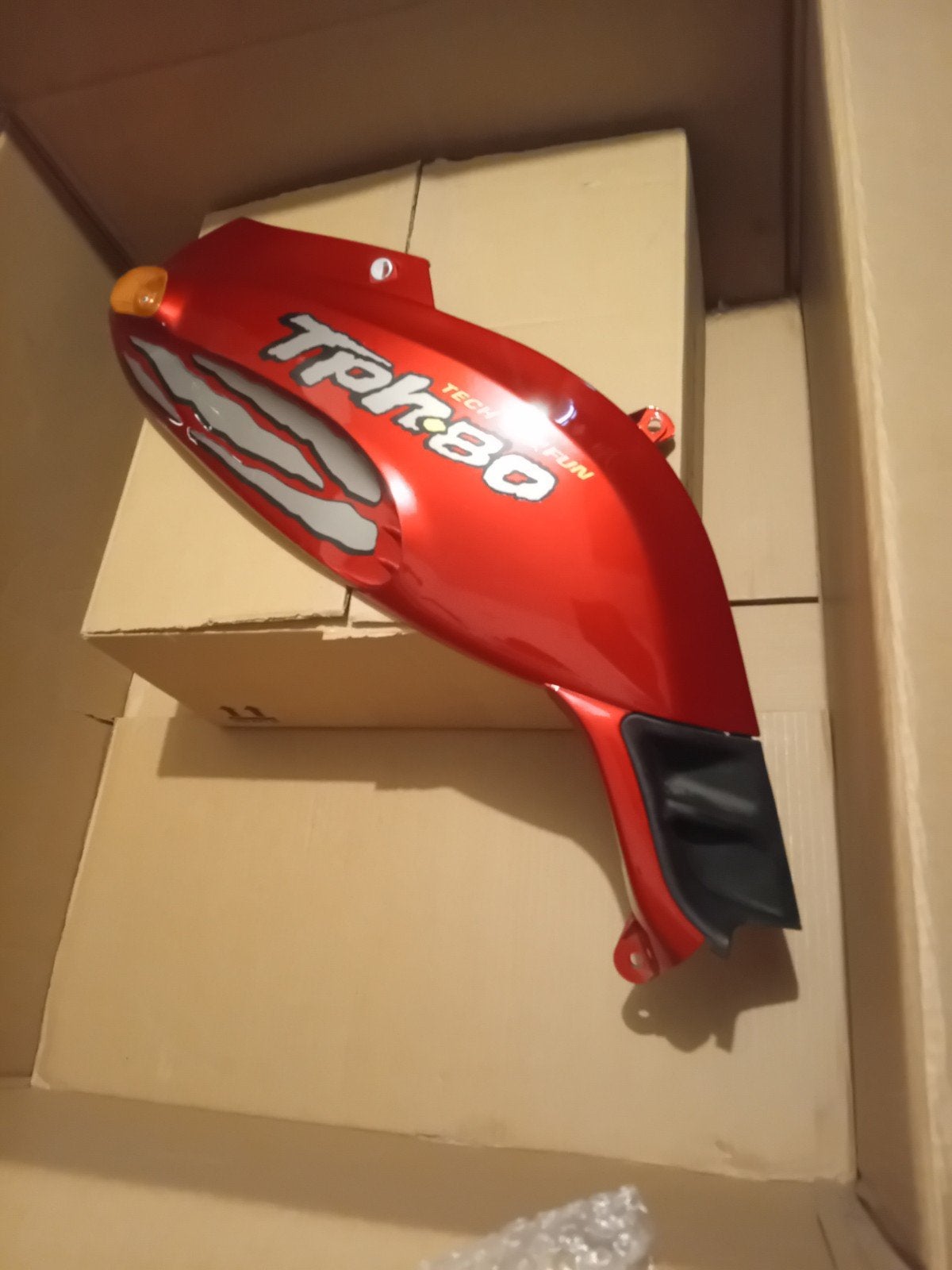 Piaggio TPH 80 Achterkap Rood, Fietsen en Brommers, Ophalen of Verzenden, Gebruikt, Kap, Piaggio