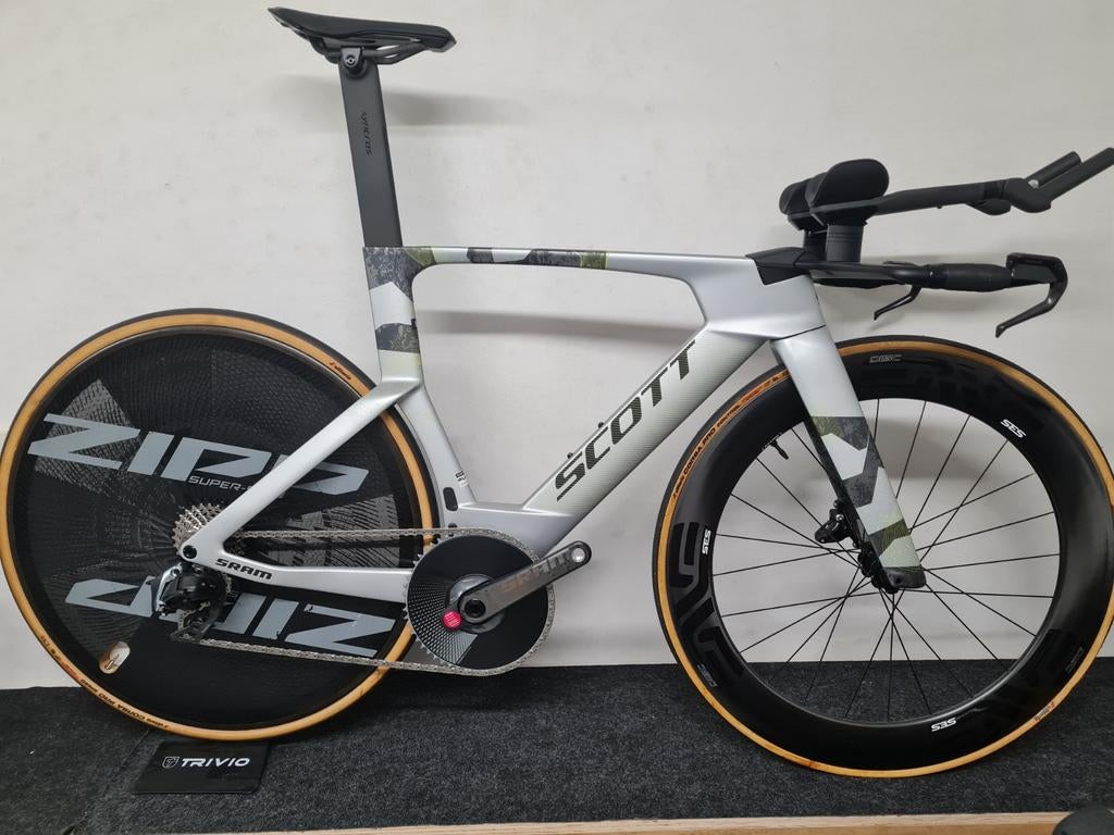 Nieuwe Scott Plasma RC TT HMX maat M Sram Red 1x12 Quarq, 28 inch, Carbon, 10 tot 15 versnellingen, Heren