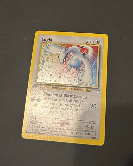 Lugia Neo Genesis (1e editie), Ophalen, Gebruikt, Losse kaart