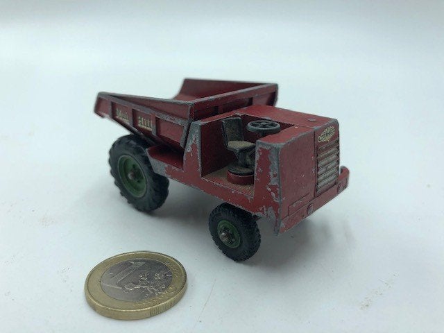 Muir-Hill Dumper Rood, Matchbox King-Size Serie by Lesney, Ophalen of Verzenden, Gebruikt, Bus of Vrachtwagen, Lesney