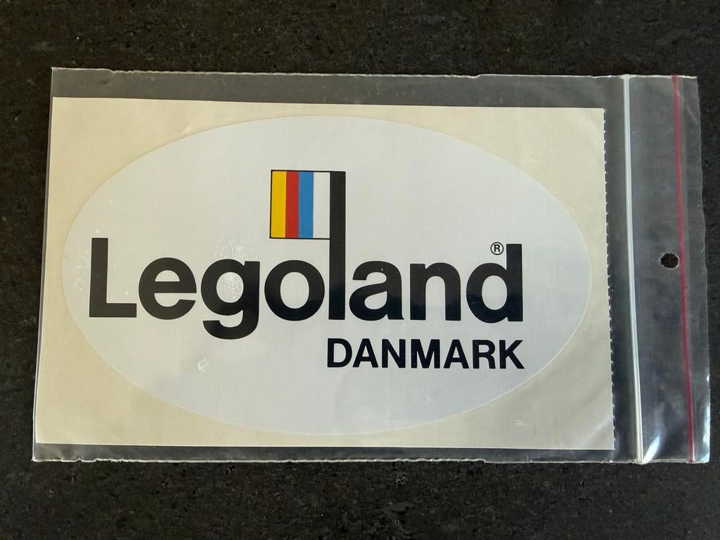 Nieuwe Legoland Denemarken Sticker - Circa 1986, Ophalen of Verzenden, Nieuw, Overige typen