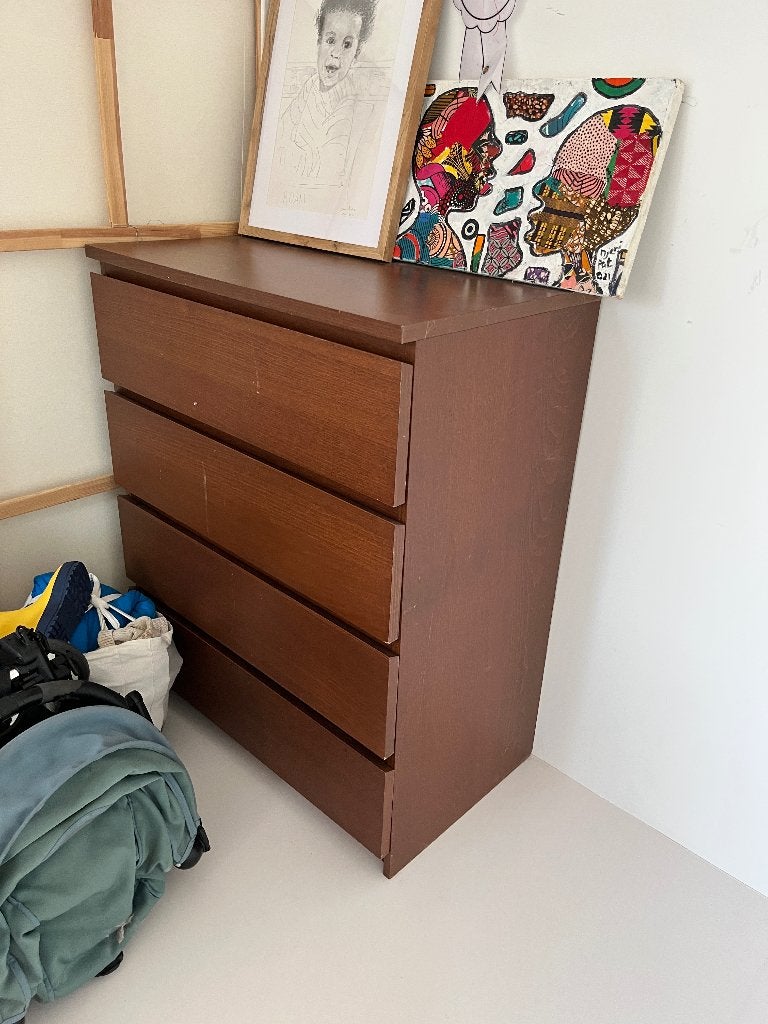 Malm ladekast, Ophalen, Gebruikt, 50 tot 100 cm, 3 of 4 laden