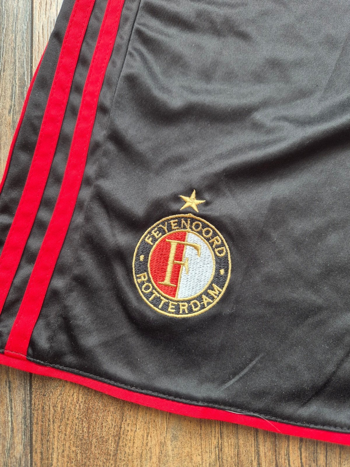 Feyenoord voetbalbroekje L, Maat 52/54 (L), Onbekend, Zwart, Ophalen of Verzenden