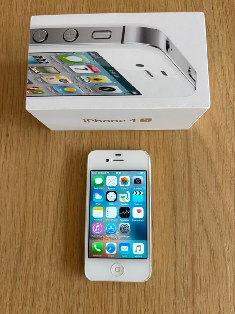 iPhone 4s wit in goede staat, Telecommunicatie, Mobiele telefoons | Apple iPhone, Wit, 32 GB, Ophalen of Verzenden, Zo goed als nieuw
