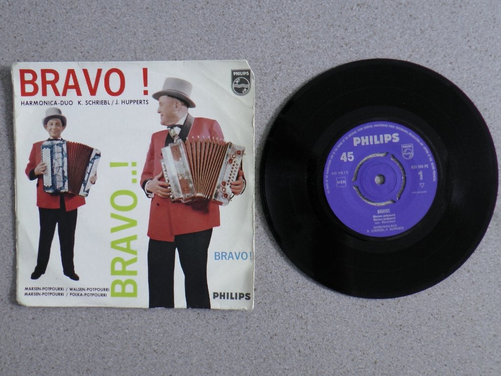 Schriebl & Hupperts - Bravo! VINYL SINGLE, Gebruikt, 7 inch, Pop, Fotohoes